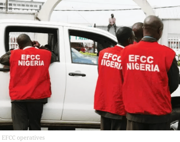 EFCC Operatives illegal fuel subsidy recovery