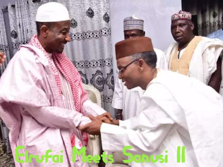 Elrufai Meets Dethroned Emir Sanusi in Nasarawa
