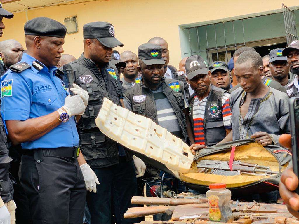 Police Nap 105 Kidnappers and Armed Robbers suspects