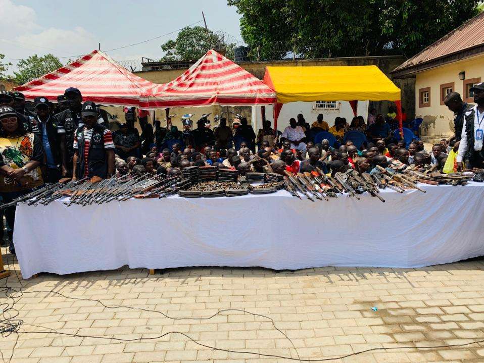 Police Nap 105 Kidnappers and Armed Robbers