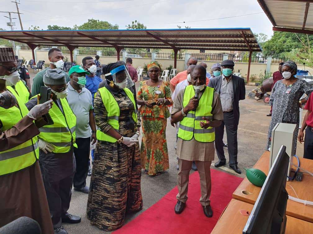 Ekwunife Led Senate Committee Inspects Made in Nigeria anti-COVID-19 Products