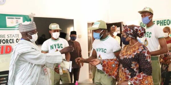 NYSC Donates Items to Task Force As Gombe Set to Produce, Distribute 1m Face Masks