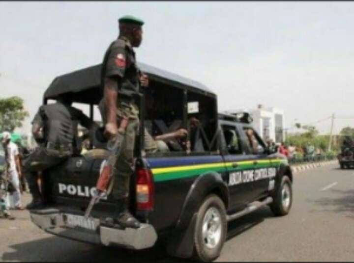 Nigeria Police Van kidnap