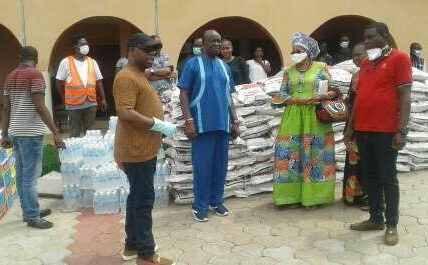 Okonta Donates Food stuff to Ika South