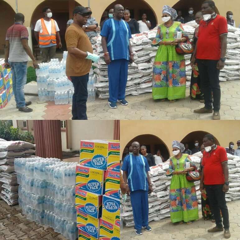 Okonta Donates Food stuff to Ika South