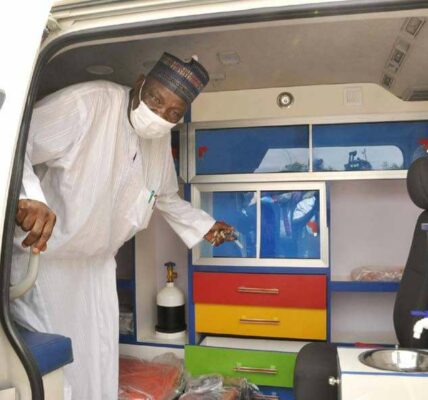 #COVID19: NEDC Donates 2 Ambulances, Food Items, PPEs to Gombe State Govt