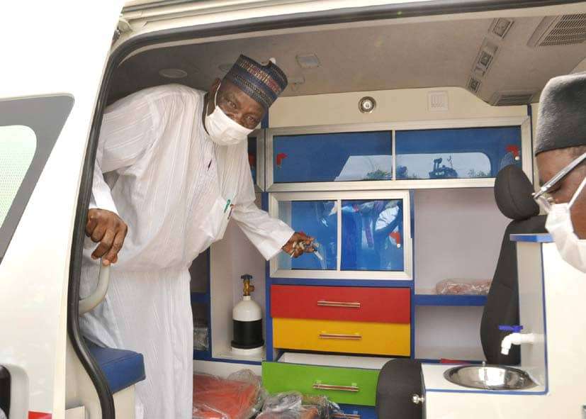 #COVID19: NEDC Donates 2 Ambulances, Food Items, PPEs to Gombe State Govt