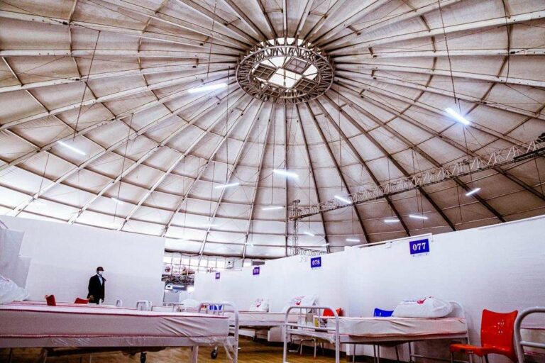 How CCECC and others Transformed Thisday Dome into isolation center