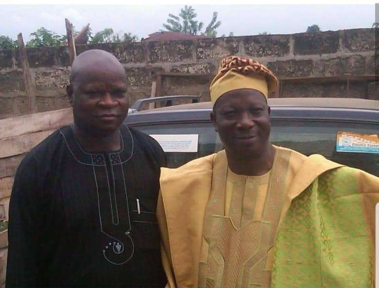 Mr Paul Omotosho (Gboyin Local Government Chairman) and Prince Olatunji Olatunde