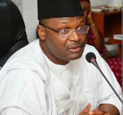 Mahmood Yakubu, the chairman of the Independent National Electoral Commission (INEC)