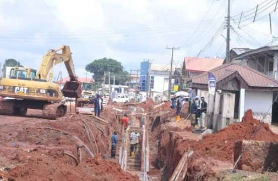 Ekehuan Road Dualisation Continues