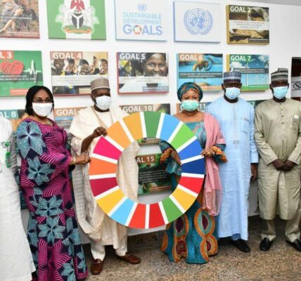 Governor Inuwa Yahaya visits SDGs office in Abuja