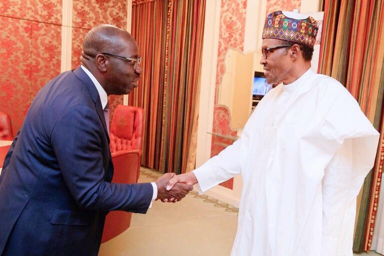 Edo 2020: Godwin Obaseki and President Muhammadu Buhari process