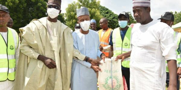 Gombe flood victims receive relief materials from NEDC in Gombe