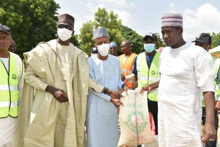 Gombe flood victims receive relief materials from NEDC in Gombe