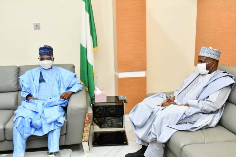 Governor Inuwa Yahaya visits Federal Ministry of Environment