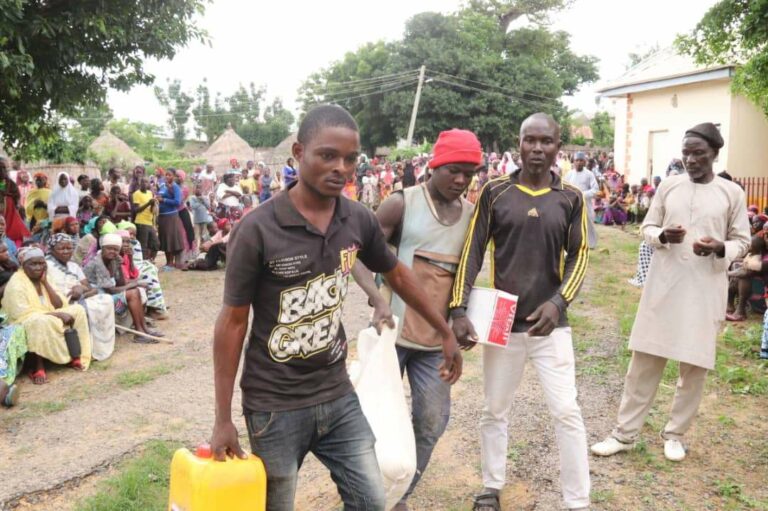 Gombe Government Presents Relief Materials to Victims of Adamawa Ethnic Conflict Taking Refuge in Gombe Communities