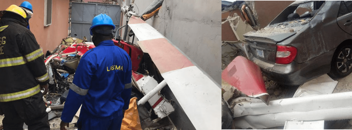 Lagos Helicopter Crash kill 2