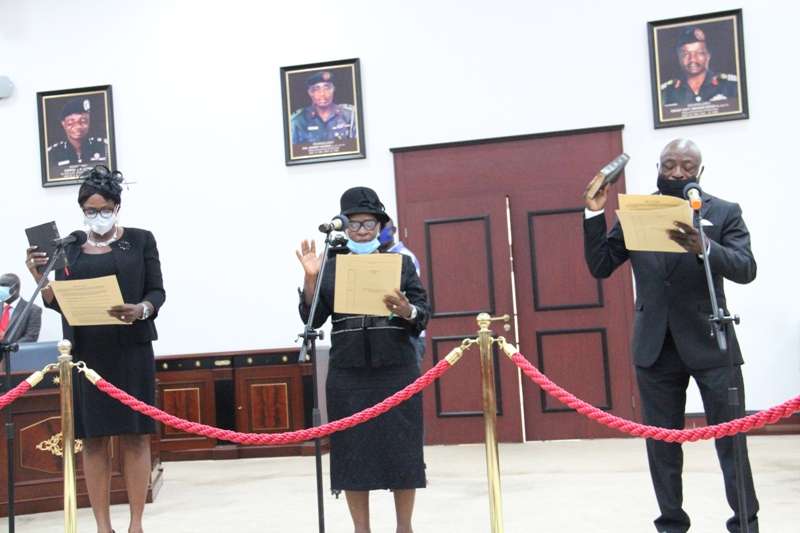 Okowa Swears in 3 Judges, Urges Speedy Dispensation of Justice