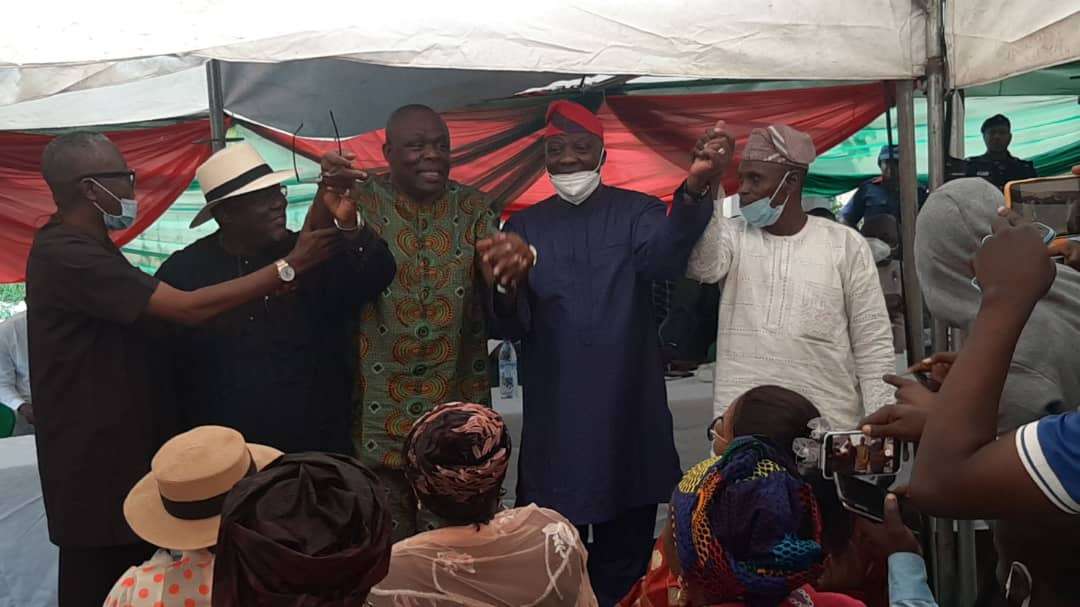 PDP S/West Congress: Eddy Olafeso Secures Support of Fayose, Adebutu, 4 States Chairmen, Others
