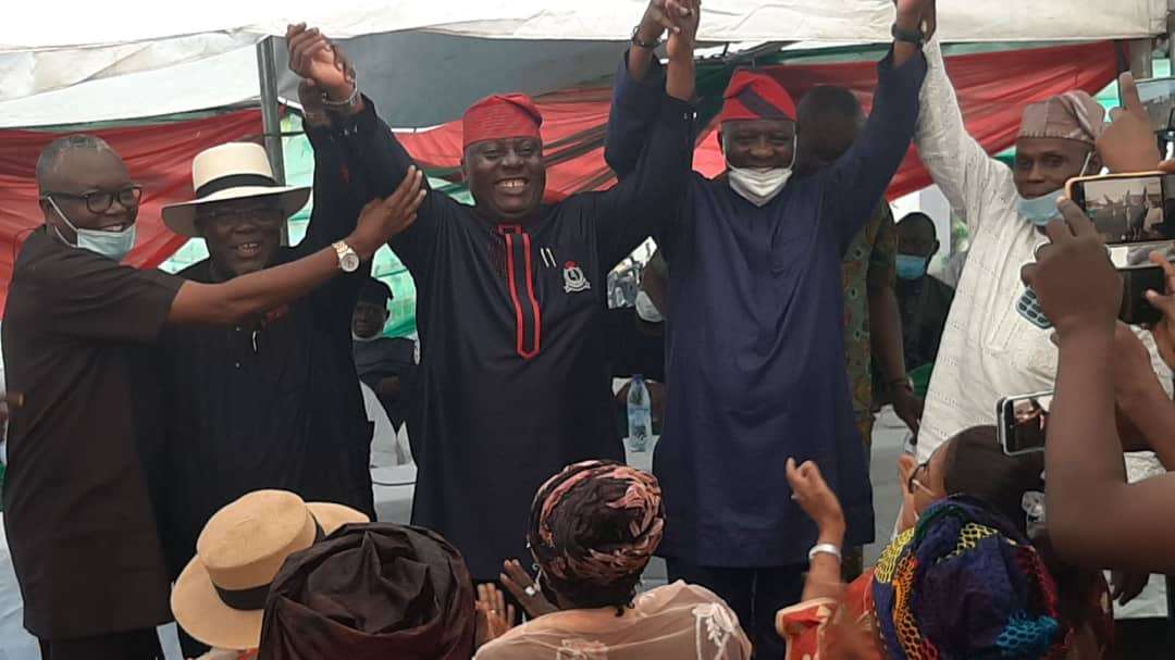 PDP S/West Congress: Eddy Olafeso Secures Support of Fayose, Adebutu, 4 States Chairmen, Others