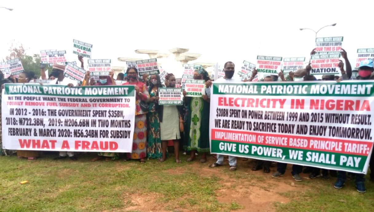 Nigerians Storm Abuja Rally over Fuel Subsidy Removal