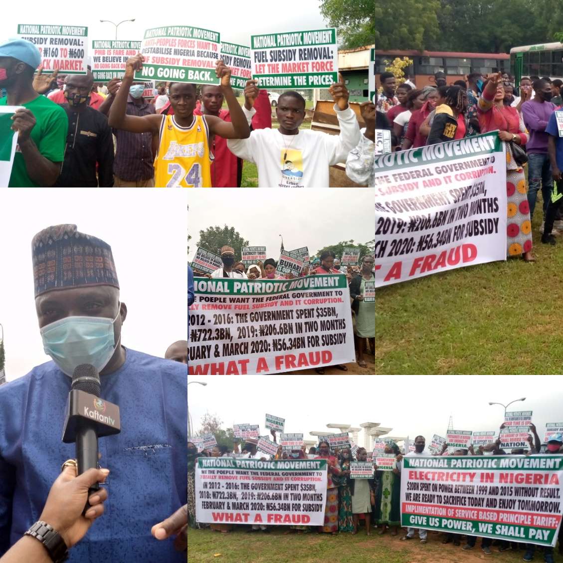 Nigerians Storm Abuja Rally to Explain Why Fuel Subsidy Removal Must Remain
