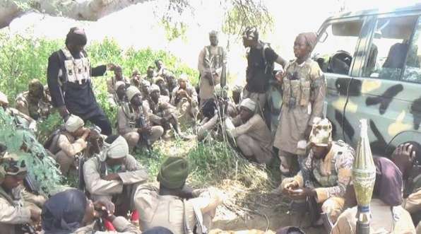 Jihadist fighters in Nigeria