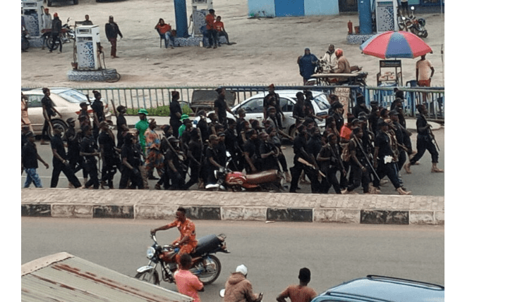 Hunters Storm Protest Ground in Osogbo