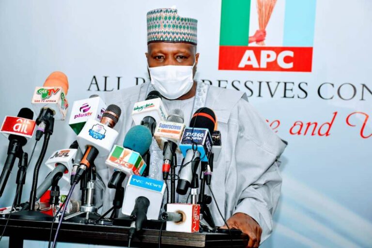 Governor Inuwa Yahaya takes charge as APC Inaugurates Reconciliation/Election Committee for Bayelsa West, Central Senatorial Districts