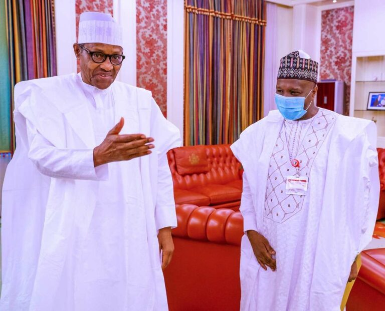 Gombe Governor meets President Buhari