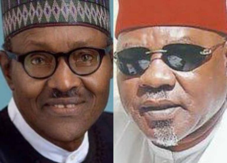 Muhammadu Buhari and Willy Ezugwu