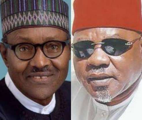 President Muhammadu Buhari and Chief Willy Ezugwu