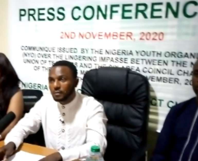 Comrade Solomon Danjuma Garba FCT Chairman of Nigeria Youth Organization