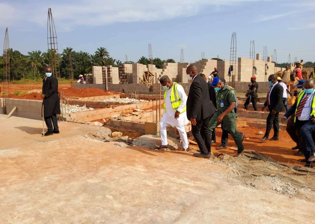 Ugwuanyi Inspects Massive Projects at ESUT Teaching Hospital, Igbo-Eno