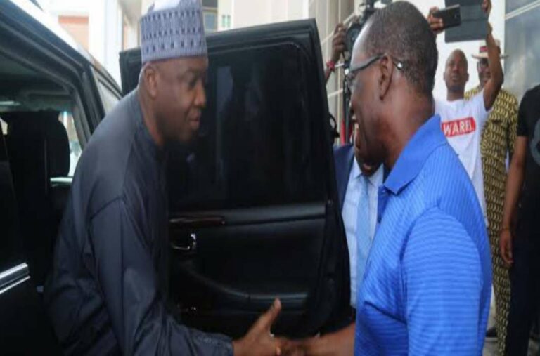 Bukola Saraki and Ifeanyi Okowa