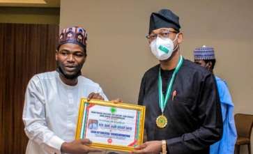 ALGON National President, Alabi David Bags 3 Awards From Northern Youths