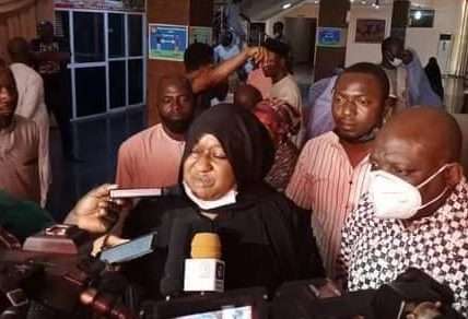 Niger State Commissioner Of Education, Hajiya Hannatu Jibrin Salihu reunites freed Kagara Students with family members