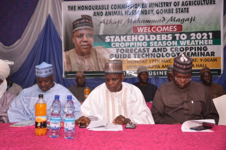 Gombe Government Organizes Seminar for Farmers on Weather Forecast, Cropping Guides, Techniques
