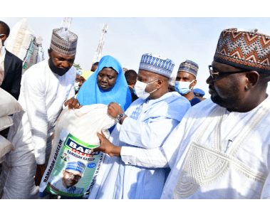 Receives Baba for All Nigeria, as Group Donates Food Items to Women in Gombe