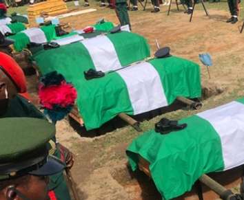 late chief of army staff, 10 others buried in Abuja