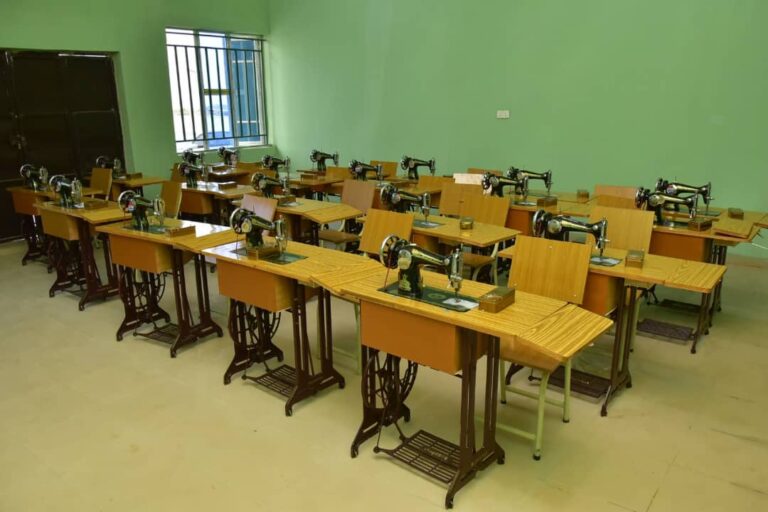 Governor Inuwa Yahaya Inaugurates Amina Mohammed skills Acquisition Centre in Gombe