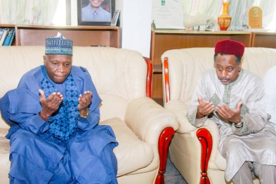 Governor Inuwa Yahaya Pays Condolence Visit to Adamawa State Over Death of Elder Stateman, Ahmed Joda