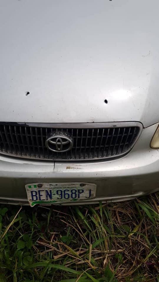 Bullet-ridden Vehicle Driven by Late Olajide Sowore