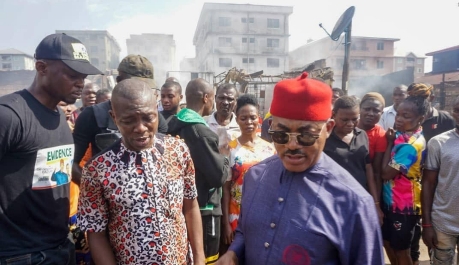 Godwin Maduka Dolls Out Funds to Support Victims of fire