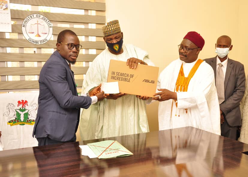 Gombe Government Assists Law Students With Laptops, Cash