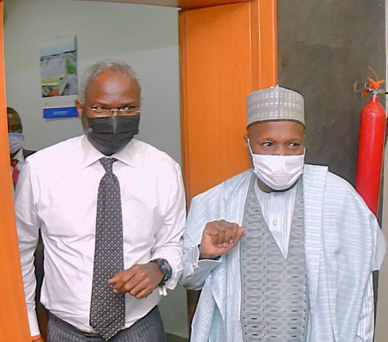 Governor Inuwa Visits Minister of Works