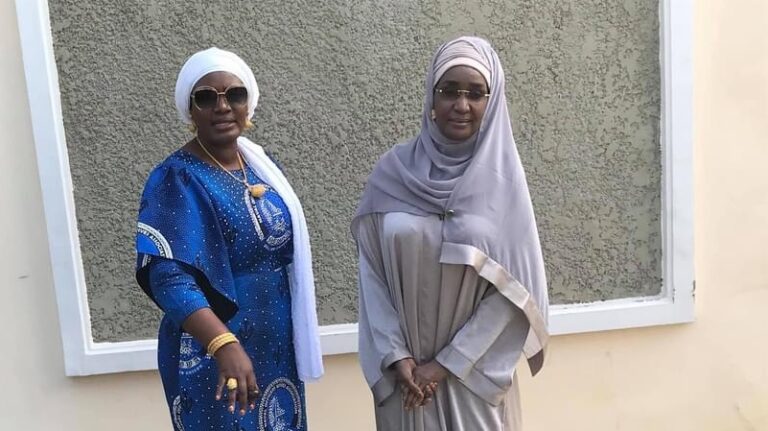 Sadiya Umar Farouq and Hajiya Nana
