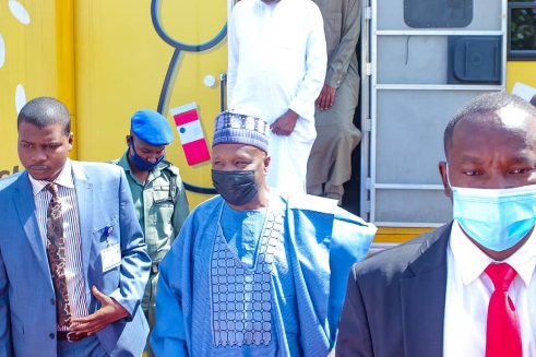 Gombe State Governor, Muhammadu Inuwa Yahaya sia his administration will continue to work in partnership with any organisation.. MTN Y'e mobile clinic