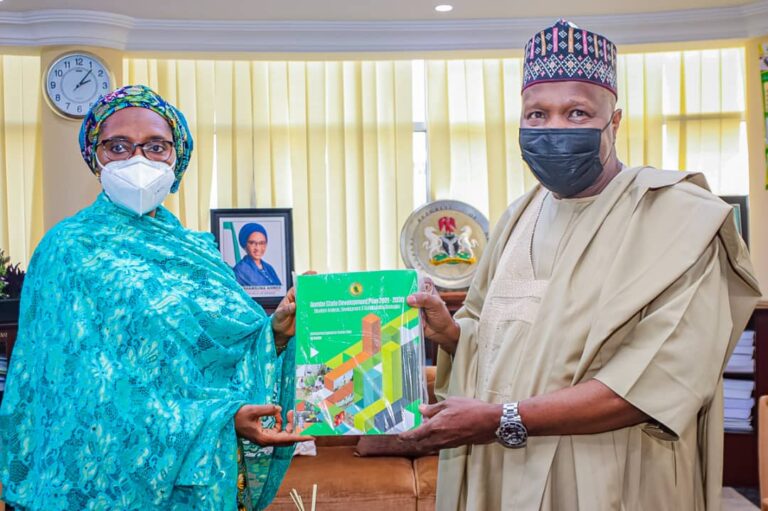 Governor Yahaya Presents Gombe State's 10-Year Development Plan To Finance Minister